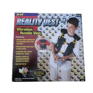 Nuby Reality Vest N-64  Vibrating Rumble Vest Inc Instructions